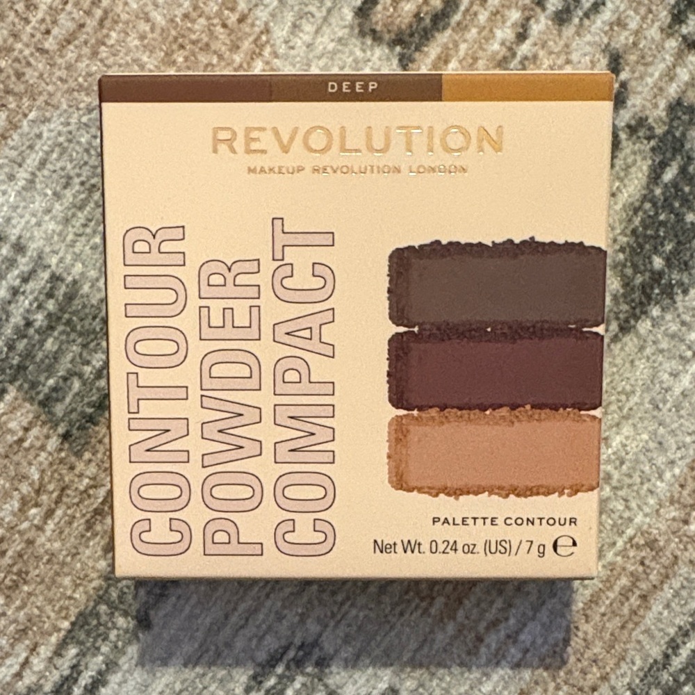 Revolution Contour Powder Compact - Deep Brown Trio